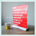 Indoor Advertising Banner Stand On The Desk
